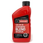 Масло моторное MOTORCRAFT Premium Synthetic Blend 5W-30 синтетическое 0,946 л ...