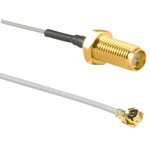 CSI-RGFI-200-UFFR, RP-SMA to U.FL Coaxial Cable, 200mm, Terminated