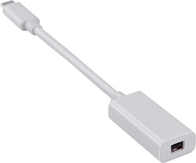 Фото 1/2 Адаптер Buro BHP RET TPC_MDP miniDisplayPort (f)-USB Type-C (m) белый