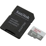 Флеш карта microSDXC 64GB SanDisk Ultra Class 10, UHS-I, R 100 МБ/с ...