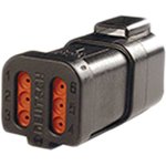 DT046P-CE03, DT04, DT Female 6 Way Connector Assembly for use with Automotive ...