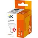 LLE-PAR16-5-230-30-GU10, Лампа LED PAR16 софит 5Вт 230В 3000К GU10 IEK