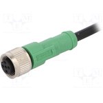 SAC-5P- 3,0-PVC/M12FS, Соединительный кабель, M12, PIN ...