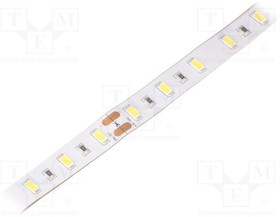 HH-S60F012-5630-24 CW WHITE PCB IP65, Лента LED, белый холодный, 5630, 24В, LED/м: 60, 12мм, белая PCB