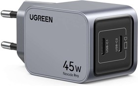 Фото 1/10 Сетевое зарядное устройство Ugreen X707 Space Gray (35008)