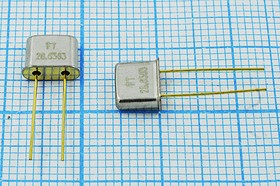 Кварцевый резонатор 28636,36 кГц, корпус UM5, нагрузочная емкость 20 пФ, точность настройки 20 ppm, стабильность частоты 20/0~60C ppm/C, мар