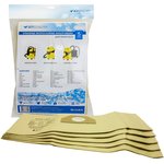 бумажные мешоки пылесборники для проф.пылесосов KARCHER 5 штук до 12 литров PK-2185 PK-218/5