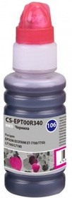 Фото 1/3 Чернила Cactus CS-EPT00R340 пурпурный70мл для Epson L7160/L7180