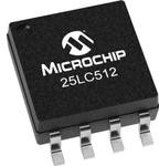 25LC512-I/SM, Память EEPROM, SPI, 64Кx8бит, 2,5-5,5В, 20МГц, SO8L