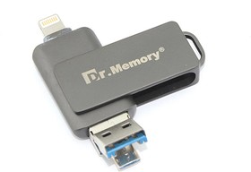 Фото 1/2 USB Flash накопитель (флешка) Dr. Memory 051 64Гб USB 3.0 черный