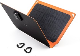 Солнечная панель TOP-SOLAR-10 10W USB 5V 2A, влагозащищенная IP67, складная на 2 секции