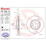 09.7629.11, Диск тормозной UV Coated | перед |