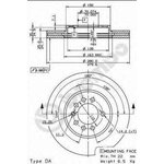 09.7629.10, Диск тормозной передн OPEL: ASTRA G хечбэк 98-05 ...