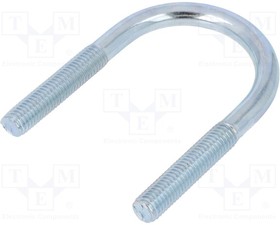 CB10.49.92(1 1/2"), U-bolt; B; 1.5; steel; zinc; Thread len: 45mm; for fixing pipes