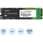 SSD Apacer AS2280P4 512GB M.2 2280, PCI-E 3x4(AP512GAS2280P4-1)