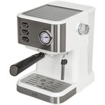 Кофеварка рожковая JVC JK-CF33 white, Мощность 1050 Вт, Давление 20 бар