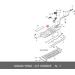 2211008B45, SSANGYONG Rexton Fuel Tank (06-) (D27) OE