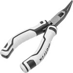 17831, Длинногубцы Mini, 125 мм, изогнутые, авторазжим, PRO