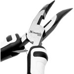 17831, Длинногубцы Mini, 125 мм, изогнутые, авторазжим, PRO