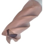 AHNO Фреза твердосплавная радиусная 10мм (L=75, l=25, хв=10) Z4 35° по стали ...