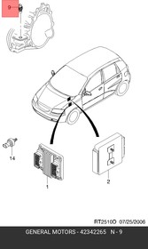 42342265, Датчик скорости [ORG]