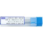 AHNO Фреза твердосплавная радиусная 10мм (L=75, l=25, хв=10) Z4 35° по стали ...