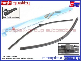 Фото 1/2 10BLD59RA, Комплект щеток стеклоочистителя (600mm+600mm) (10702070/300720/0172862, КИТАЙ)