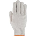 Перчатки вязаные (4 нити) 10 класс вязки х/б с ПВХ 12484