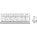 1147575, Набор клавиатура+мышь A4Tech Fstyler FG1010 белый/серый USB беспроводная