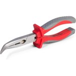 60473, Длинногубцы изогнутые диэлектрические 200 мм серия СТАНДАРТ