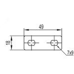 37501R, Nickel-plated PTCE grounding plate
