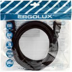 ERGOLUX ELX-VC01P-HDMI (Кабель видео HDMI-HDMI, 1080P, 2м, PVC, Черный, Пакет)