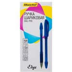 Packaging of Silwerhof Edge ballpoint pens d=0.7mm ink blue replaceable rubber ...