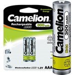 NC-AAA300 (KR03/AAA), Аккумулятор никель-кадмиевый Ni-Cd 300mAh ( 2шт.) 1.2В
