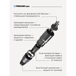 Разъем XLR штекер, под пайку, металл, черный, PROCAST cable XLR6/Male