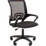 696LT, Кресло VT_Chairman 696 LT сетка/ткань черный пластик