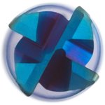 AHNO Фреза твердосплавная 6мм (L=50, l=16, хв=6) Z4 35° по закаленной стали ...