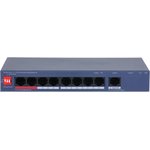 Коммутатор Dahua DH-CS4009-8ET1GT-110 (L2) 8x100Мбит/с 1x1Гбит/с 8PoE 110W ...