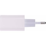 Зарядное устройство быстрое сетевое (220 В), Type-C PD 20 Вт, 3 A, белое, 455507