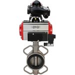 Затвор 316L-316L-EPDM Ду200 Ру16, корпус и диск нержавеющая сталь 316L ...