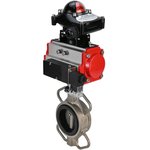 Затвор 316L-316L-EPDM Ду200 Ру16, корпус и диск нержавеющая сталь 316L ...