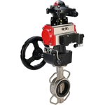 Затвор 316L-316L-PTFE Ду300 Ру16, корпус и диск нержавеющая сталь 316L ...