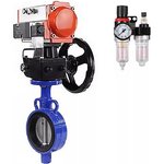 Затвор дисковый AL-316L-EPDM Ду25 Ру16, корпус алюминиевый сплав ...