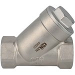 Клапан обратный 304-304-PE-1'' 1/2 Ду40 Ру40 Y-образный, резьбовой, пружинный ...