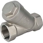 Клапан обратный 304-304-PE-1'' 1/2 Ду40 Ру40 Y-образный, резьбовой, пружинный ...