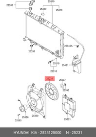 2523125000, Крыльчатка вентилятора