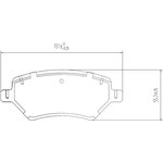 PF2222, Колодки торм. для а/м Omoda S5 ...
