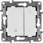 672218, Push-down universal LED light regulator 400W without neutral white ETIKA