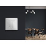 672218, Push-down universal LED light regulator 400W without neutral white ETIKA