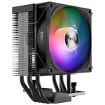 Кулер PCCooler R400 ARGb черный 92мм алюминий+медь 2200r m 30db 4-pin 180W 133мм